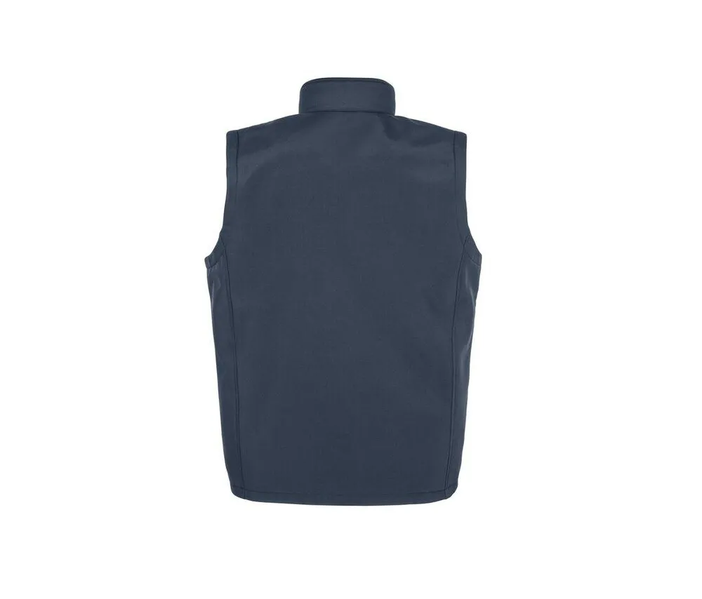 RESULT RS902M  MENS RECYCLED 2LAYER PRINTABLE SOFTSHELL BODYWARMER  AZUL MARINO
