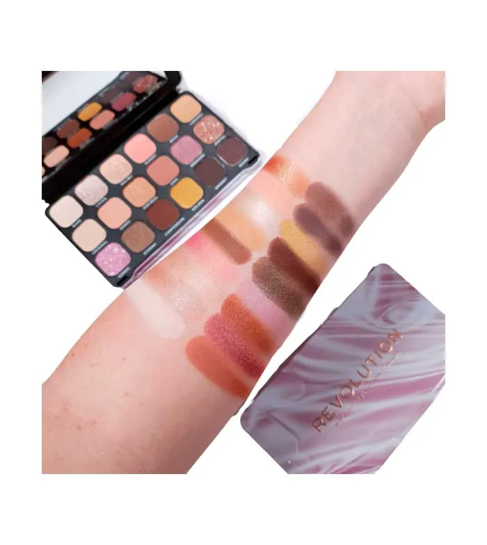 REVOLUTION  PALETA DE SOMBRAS FOREVER FLAWLESS  NUDE SILK
