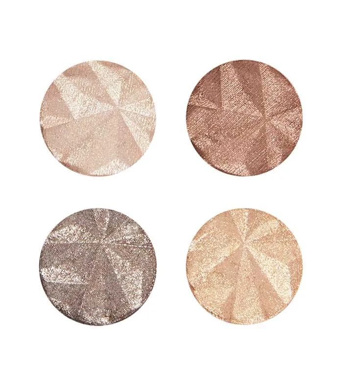 REVOLUTION PRO  *MARILYN MONROE*  PALETA DE SOMBRAS EYE QUAD  WHITE PEARL