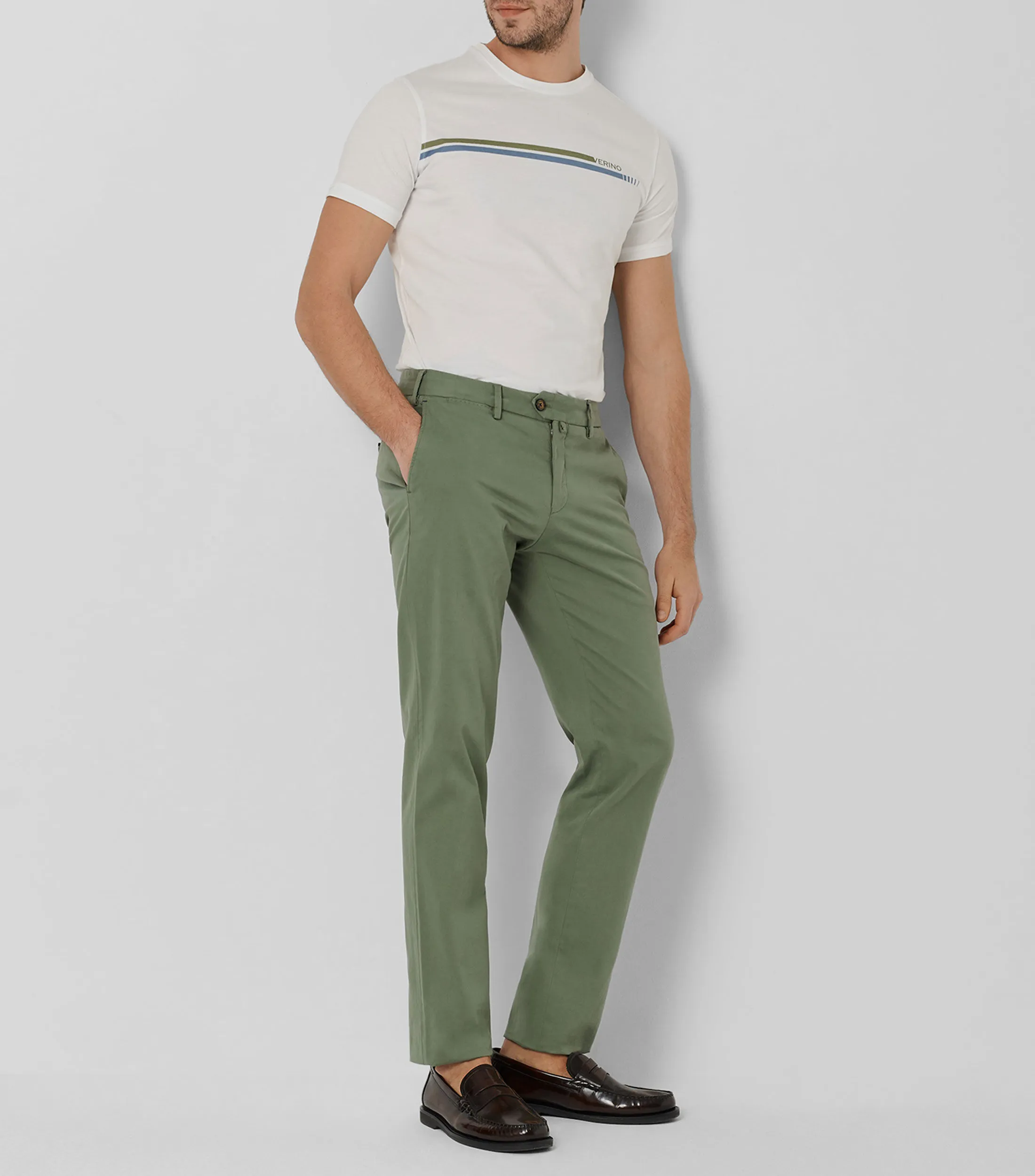 Roberto Verino Playera Cuello Redondo Manga Corta Hombre