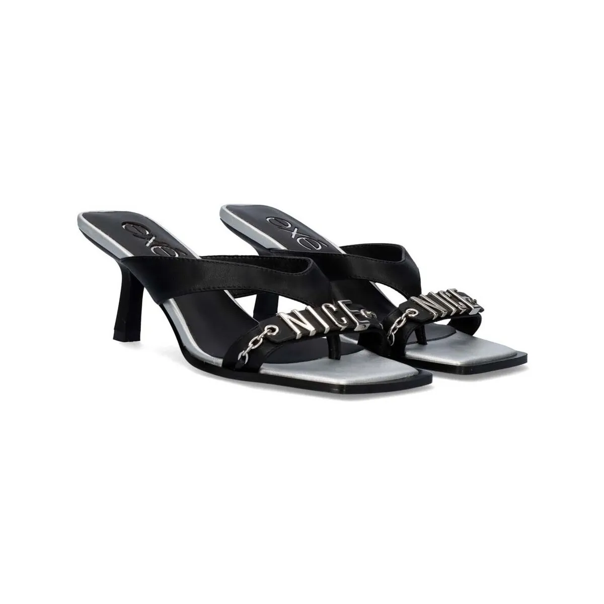 SANDALIA TACÓN BAJO  JOSEPHINE011 NEGRO