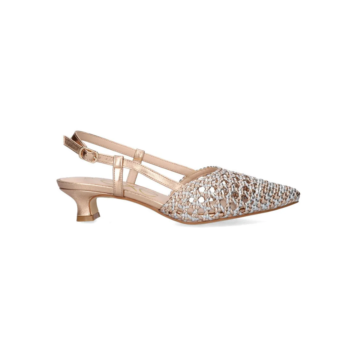 SANDALIA TACÓN EXÉ 240803 PINK GOLD