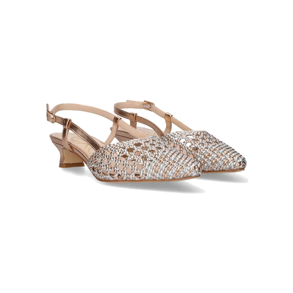 SANDALIA TACÓN EXÉ 240803 PINK GOLD