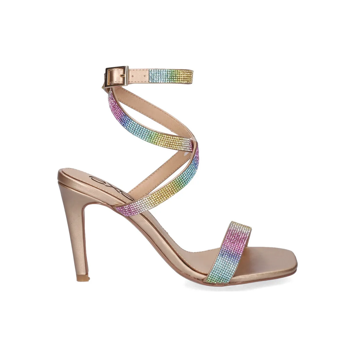 SANDALIA TACÓN EXÉ VICTORIA561 MULTICOLOR
