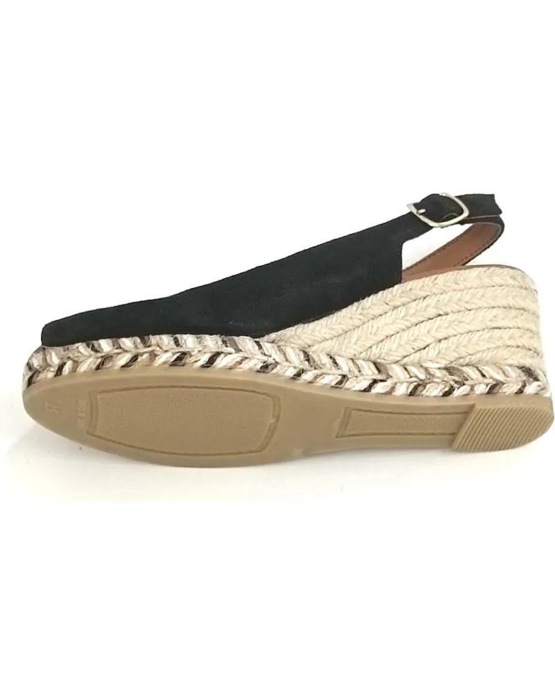 Sandalias de Mujer VIGUERA ESPARTENA DE ANTE CON CUNA DE YUTE 