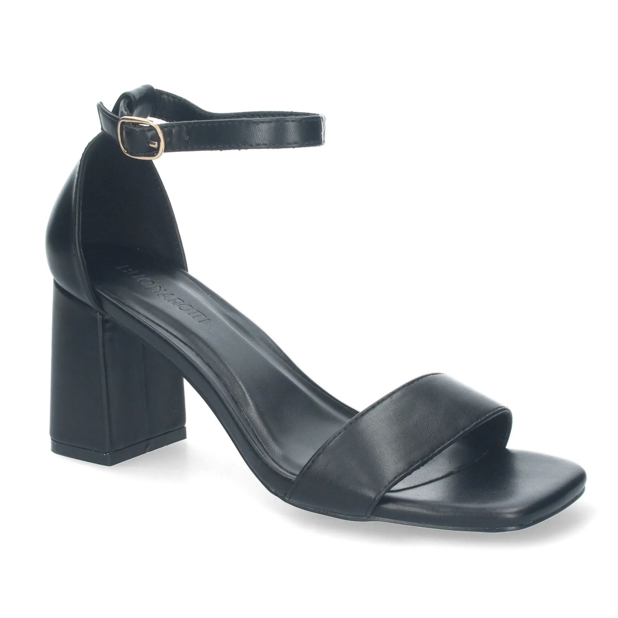 SANDALIAS DE TACóN MEDIO PARA FIESTA DE MUJER COLOR NEGRO B3051