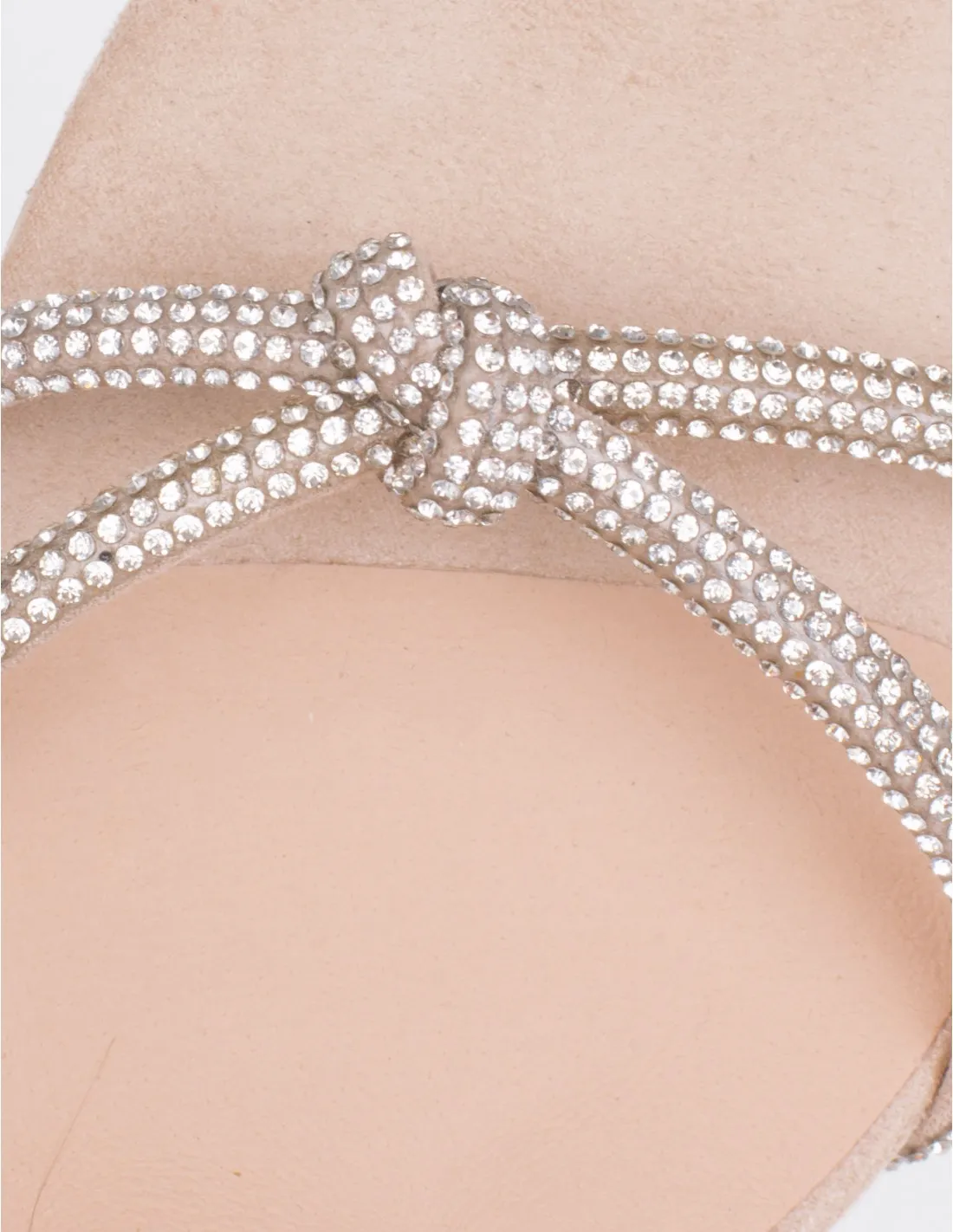 Sandalias Fiesta Nudo Strass