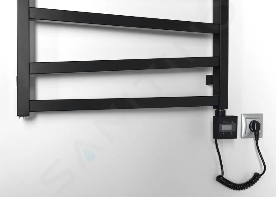 SAPHO KTX  VARILLA CALEFACTORA CON TERMOSTATO, 400 W, NEGRO MATE KTXB400