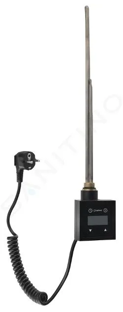 SAPHO KTX  VARILLA CALEFACTORA CON TERMOSTATO, 400 W, NEGRO MATE KTXB400