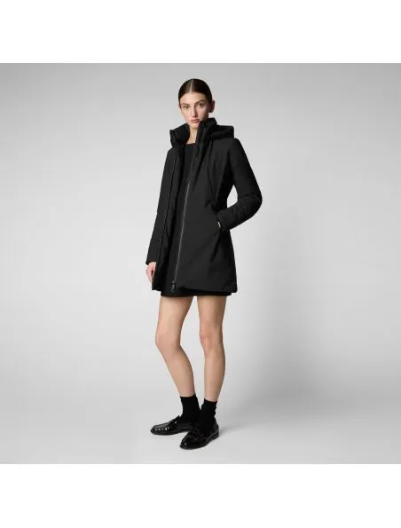 SAVE THE DUCK Chaqueta Lila Mujer Black