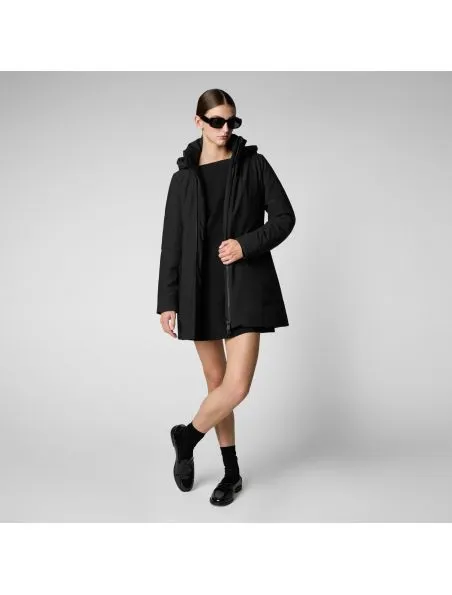 SAVE THE DUCK Chaqueta Lila Mujer Black