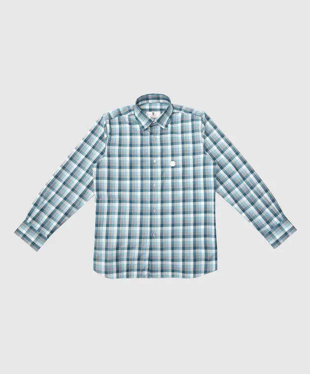 Stefano Ricci Children's checkered shirt