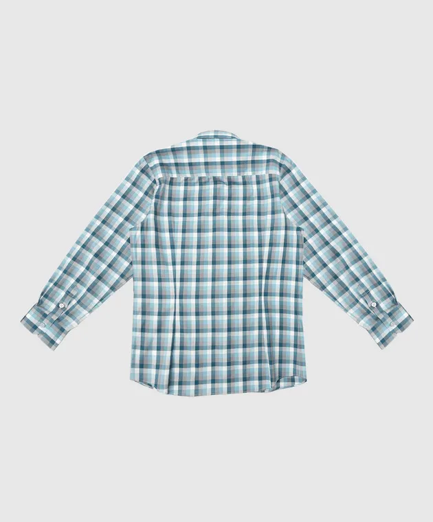 Stefano Ricci Children's checkered shirt