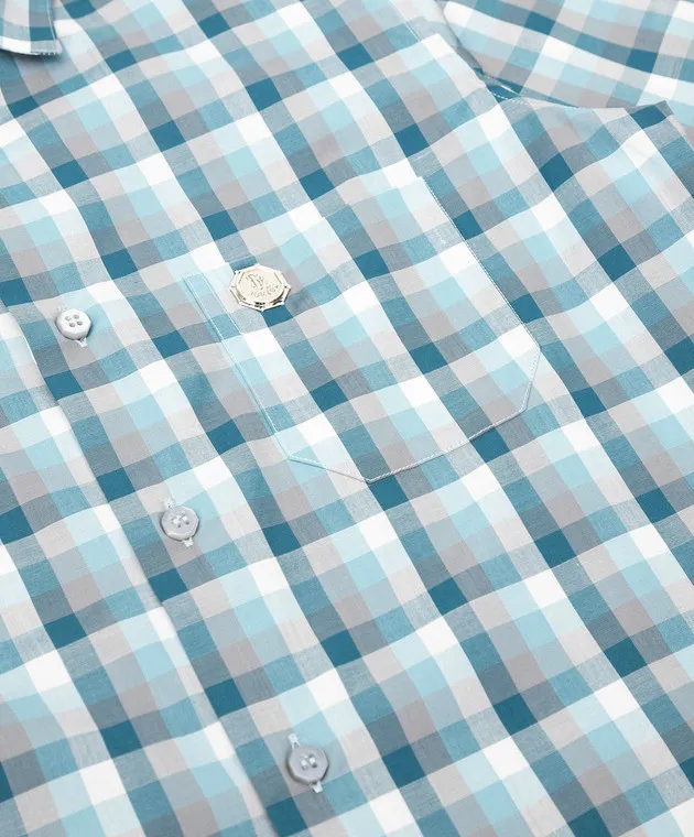 Stefano Ricci Children's checkered shirt