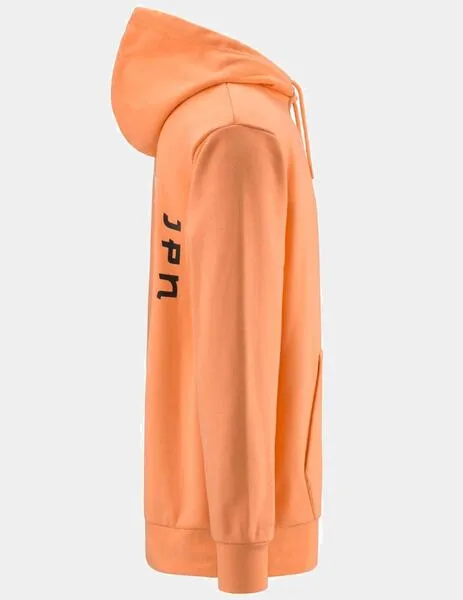 SUDADERA CAP. KAPPA AUTHENTIC JPN GOMIN  ORANGE SALMON
