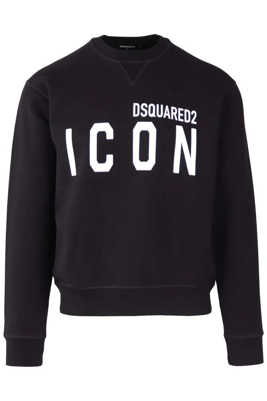 Sudadera negra doble logo 