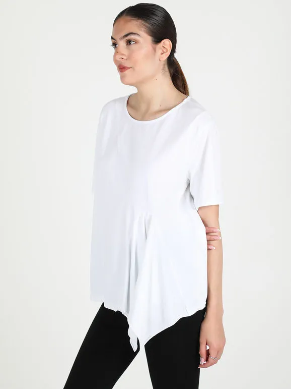 Sun Sun Camiseta oversize de algodón para mujer