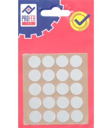 Tapon adhesivo gris bl 20 pz PROFER TOP 13mm PT0713