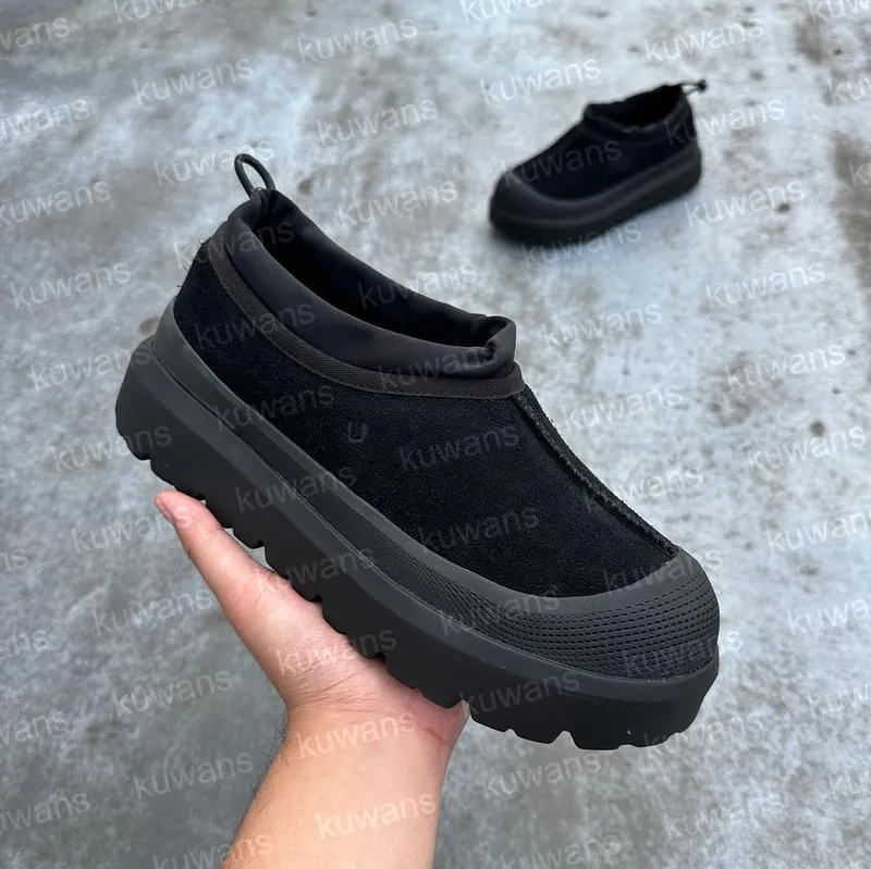 Tasman Weather Zapatillas híbridas Botas ultra mini Todos los géneros Hombres Mujeres Tazz Impermeable Lluvia Clásico Piel de ov