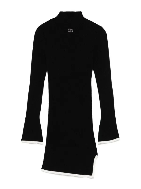 TWINSET VESTIDO MIDI  NEGRO