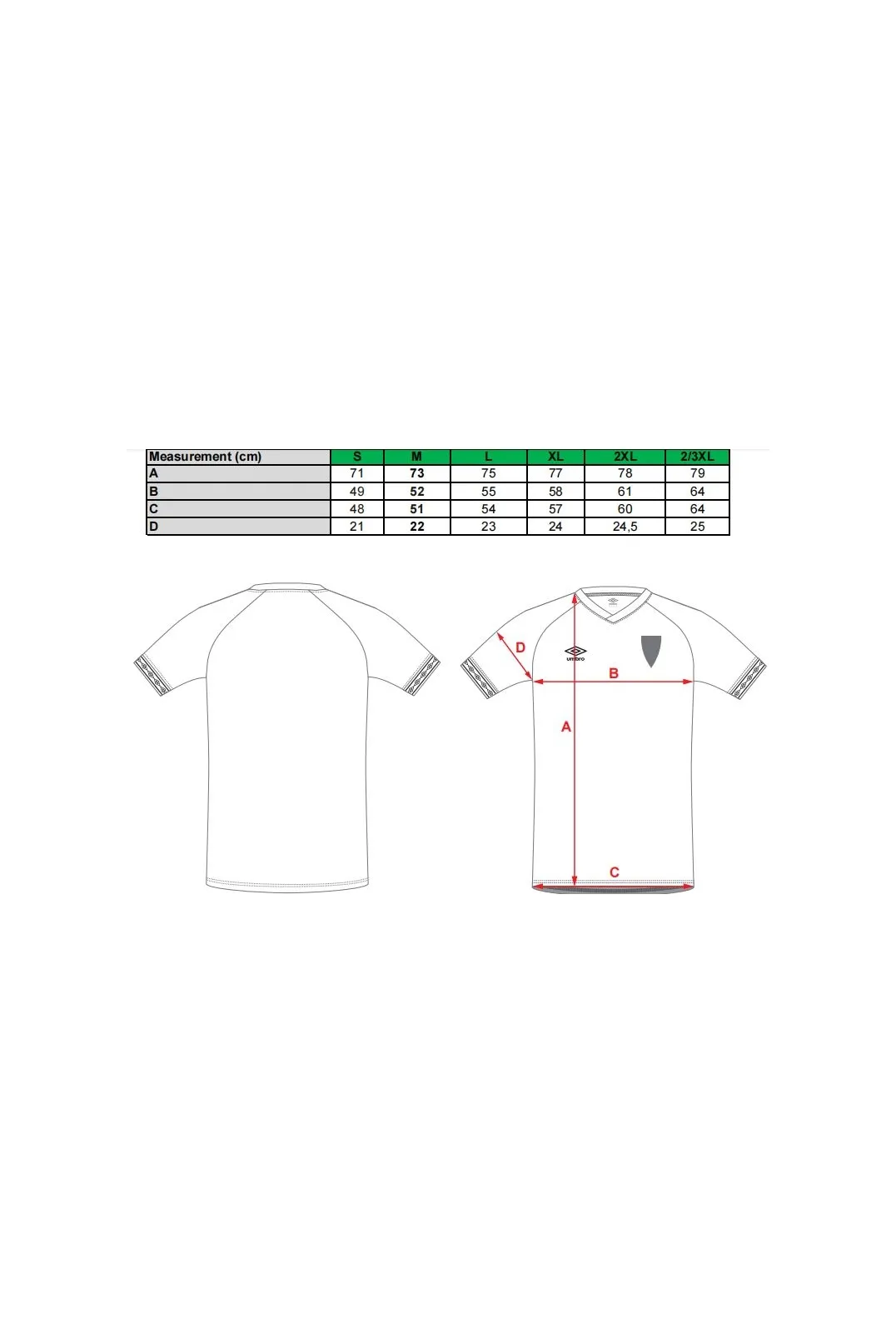 UMBRO RAYO VALLECANO THIRD 2324 JERSEY CON DORSAL