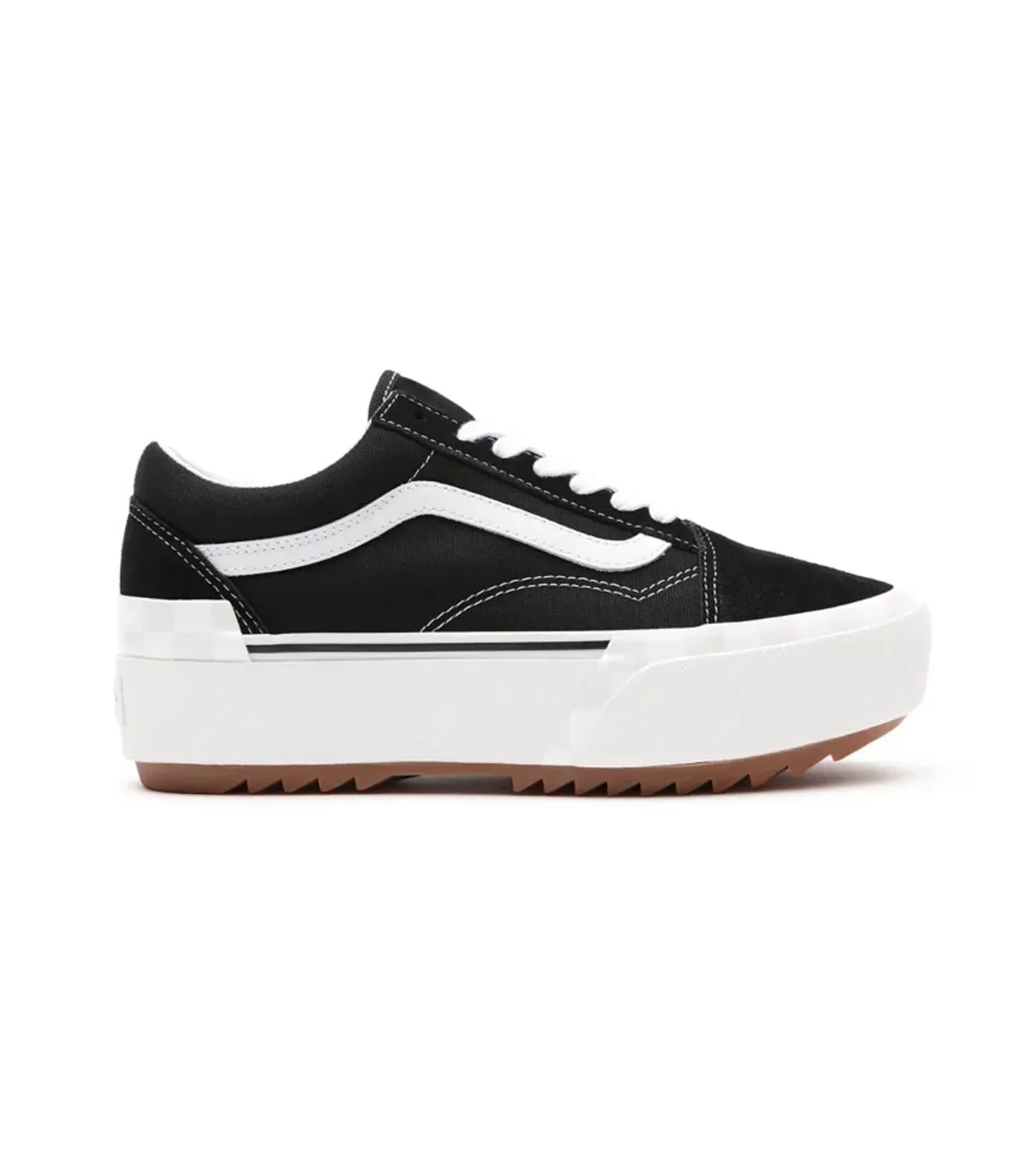 VANS  ZAPATILLAS PARA MUJER NEGRAS  OLD SKOOL STACKED