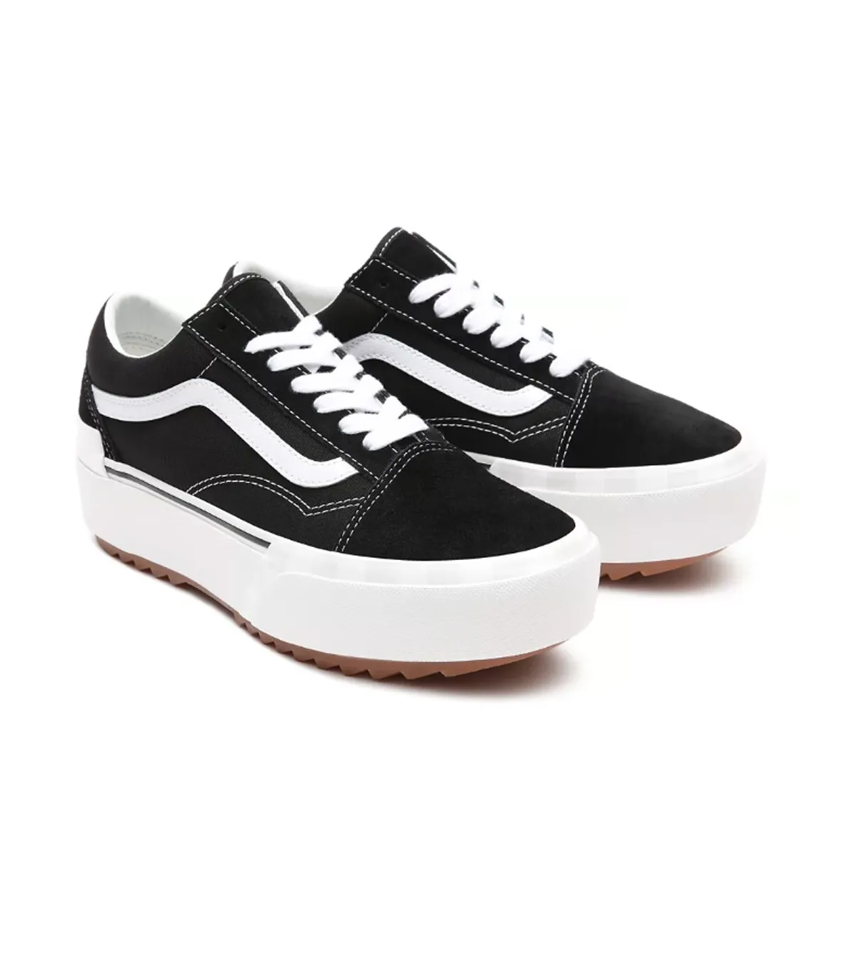 VANS  ZAPATILLAS PARA MUJER NEGRAS  OLD SKOOL STACKED