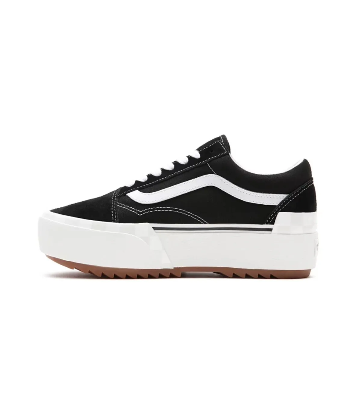 VANS  ZAPATILLAS PARA MUJER NEGRAS  OLD SKOOL STACKED
