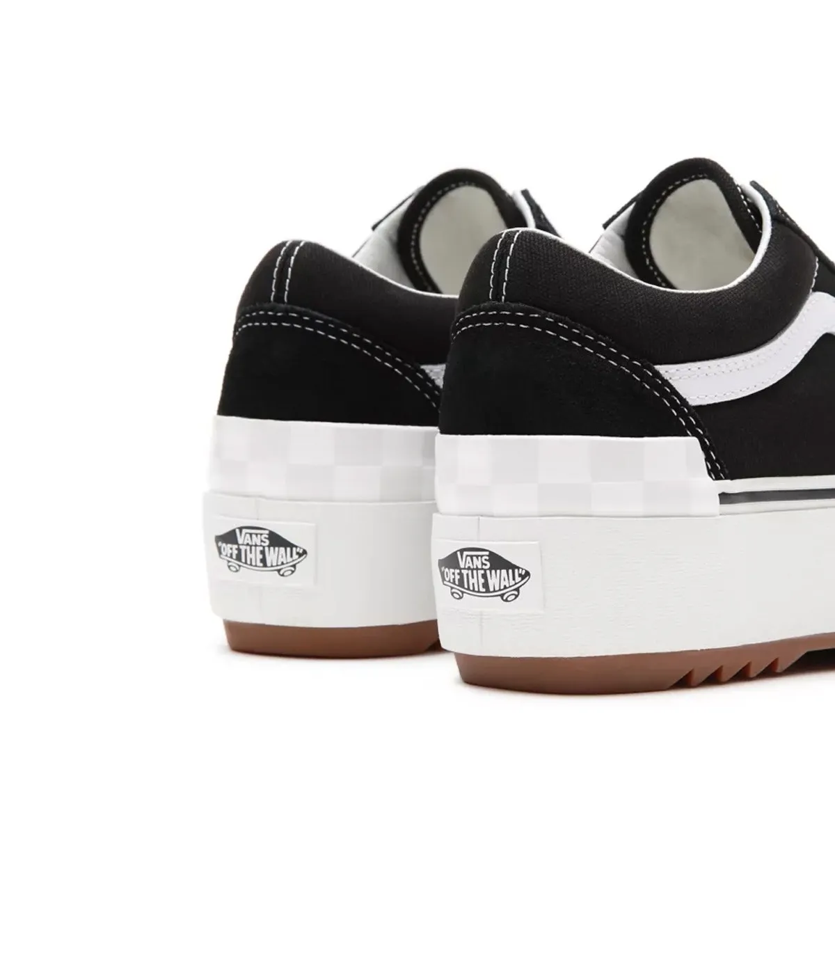 VANS  ZAPATILLAS PARA MUJER NEGRAS  OLD SKOOL STACKED