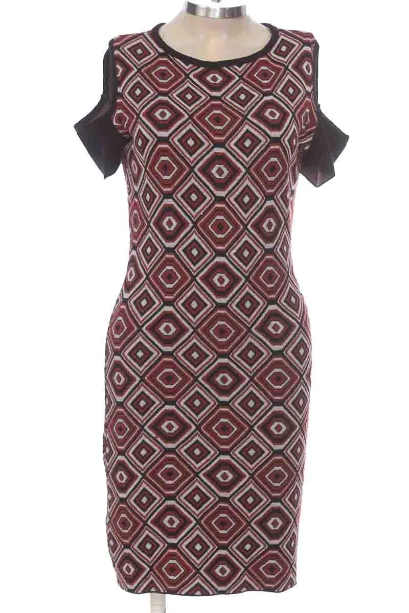 VESTIDO / ENTERIZO COLOR VINOTINTO  GIZEH TRICOTS