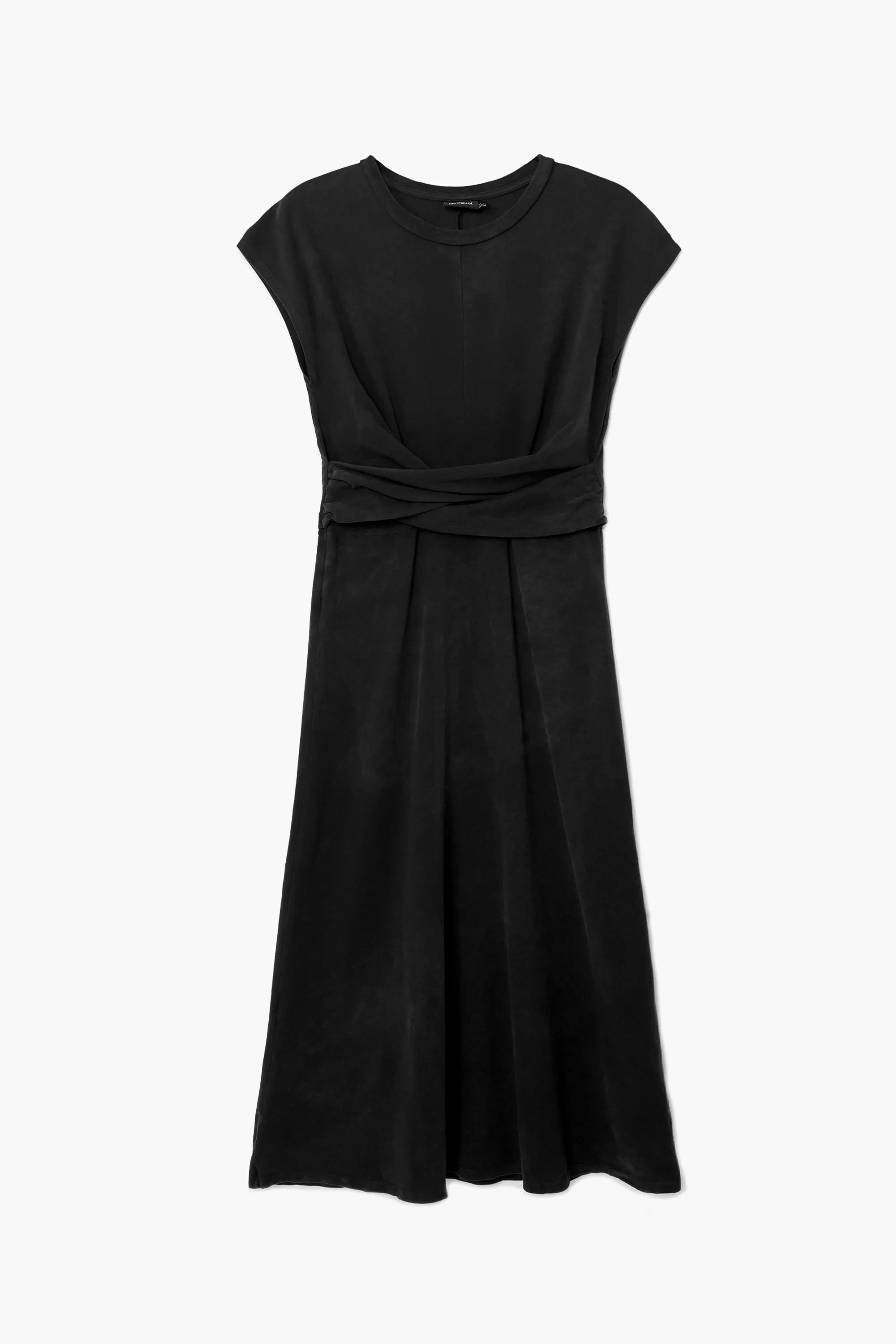 Vestit midi frunzit