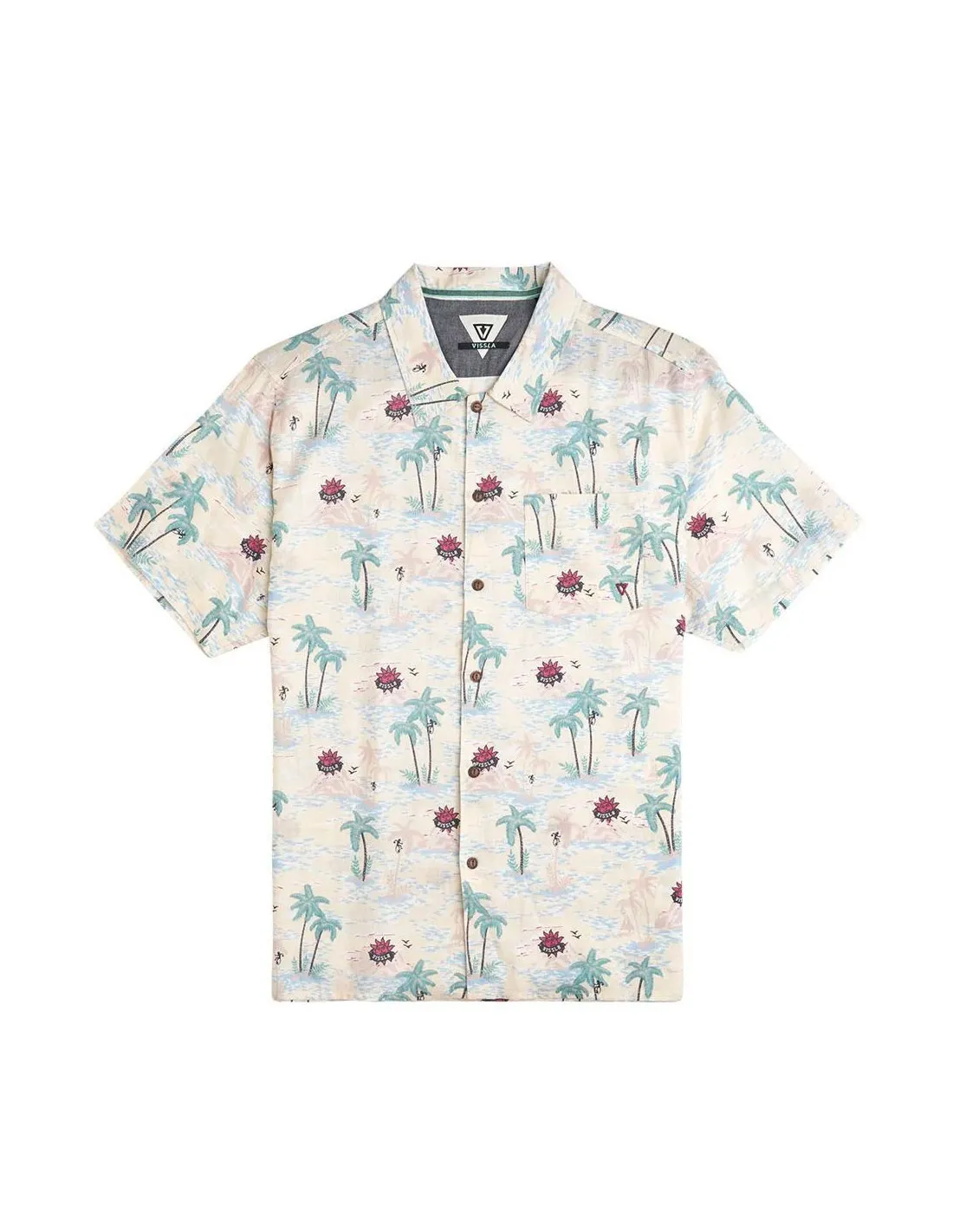 VISSLA TROPICAL SHIRT SUNLIGHT