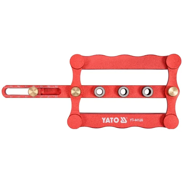 YATO  YT44120  PLANTILLA PARA TACOS DE MADERA, 6, 8, 10 MM