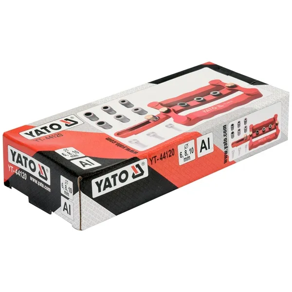 YATO  YT44120  PLANTILLA PARA TACOS DE MADERA, 6, 8, 10 MM