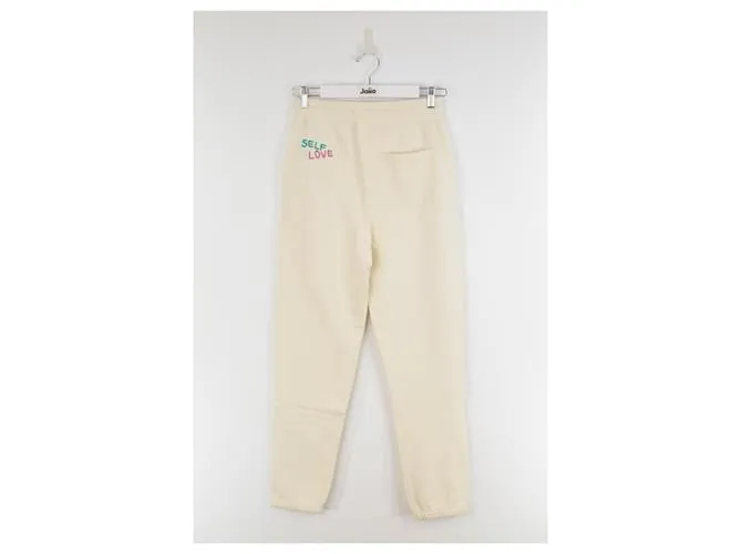 Zadig & Voltaire pantalones deportivos de algodón Beige 