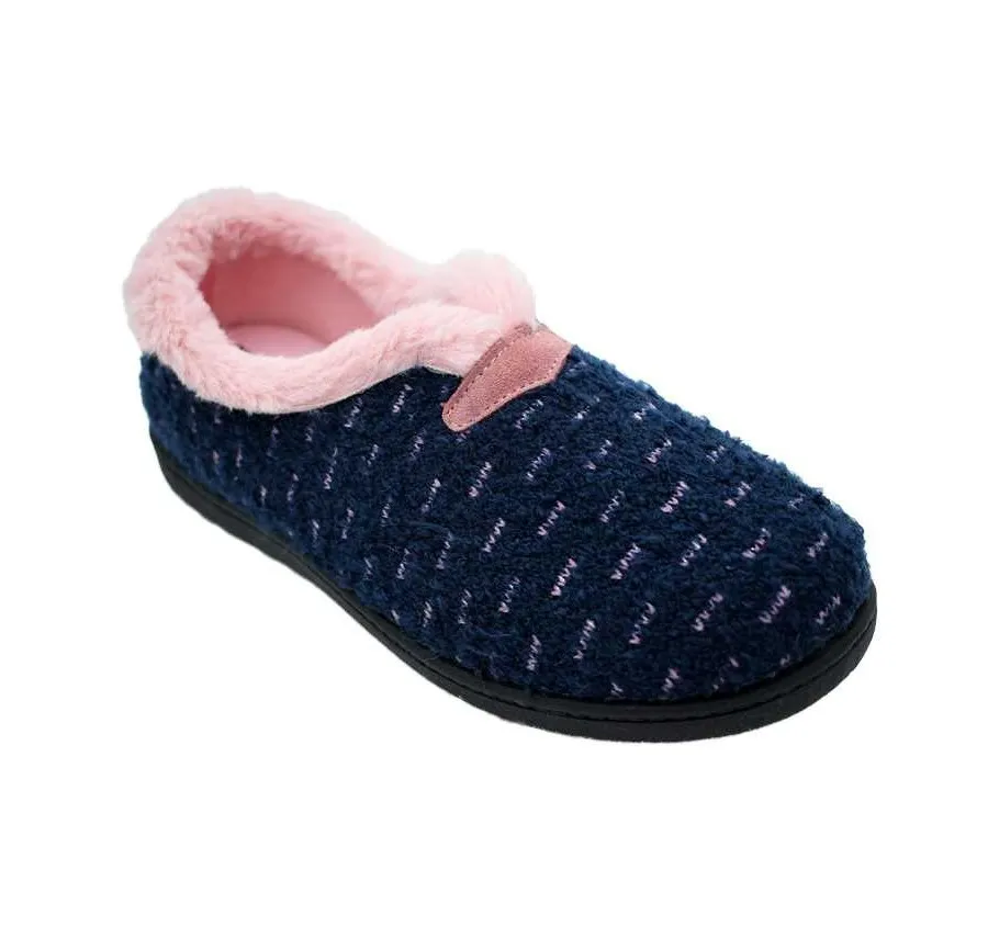 ZAPATILLA ROAL R12245 CASA PARA MUJER CÓMODA LANA PETACHO MARINO PANTUFLA CON PLANTILLA PLUMAFLEX 26417