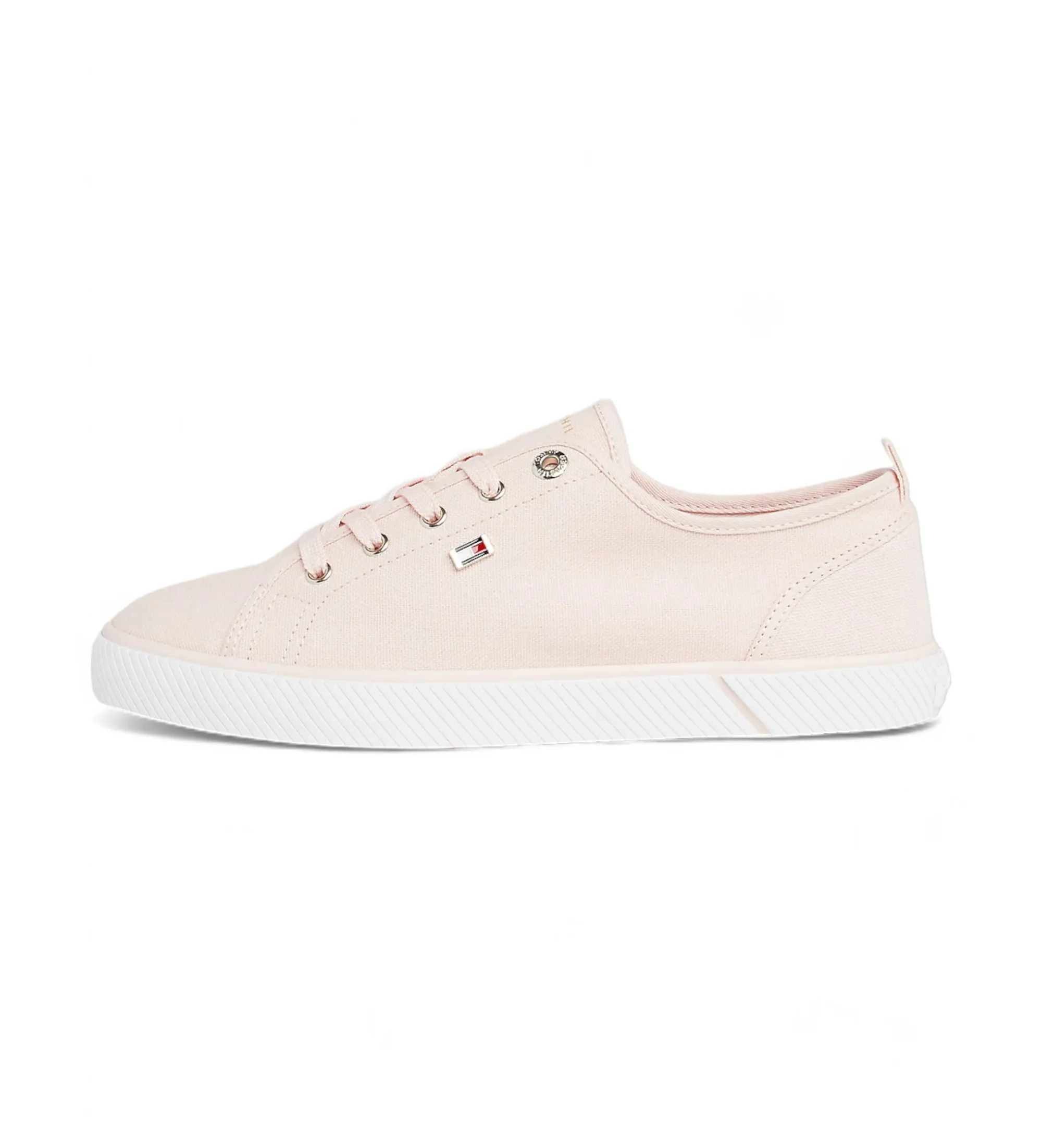 Zapatillas de lona con logo esmaltado rosa