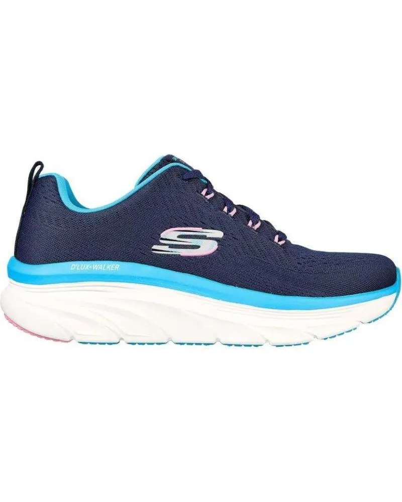 ZAPATILLAS DEPORTE DE MUJER SKECHERS 149368NVTQ D LUX WALKER FRESH FINESSE NAVYTURQUOISE