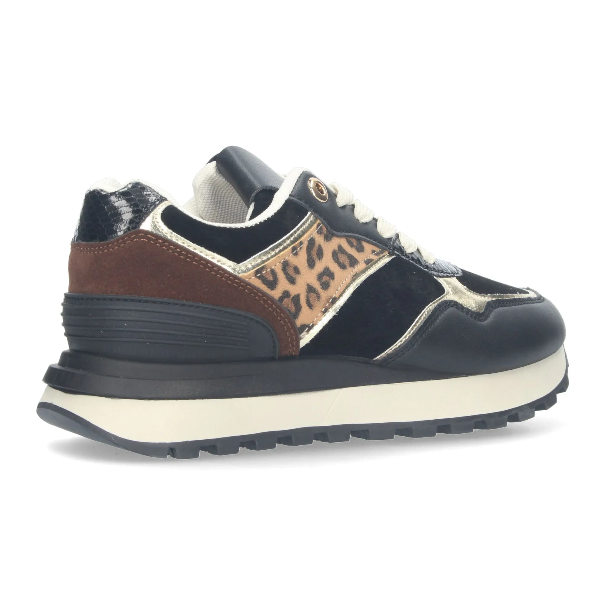 ZAPATILLAS DEPORTIVAS CóMODAS SNEAKERS NEGRA MUJER ZZ120