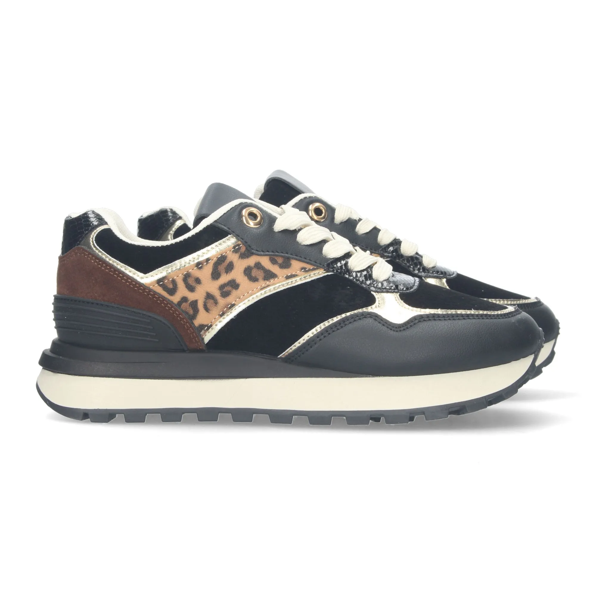 ZAPATILLAS DEPORTIVAS CóMODAS SNEAKERS NEGRA MUJER ZZ120