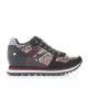 Zapatillas deportivas Gioseppo negras y rojas con estampado serpiente