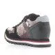 Zapatillas deportivas Gioseppo negras y rojas con estampado serpiente