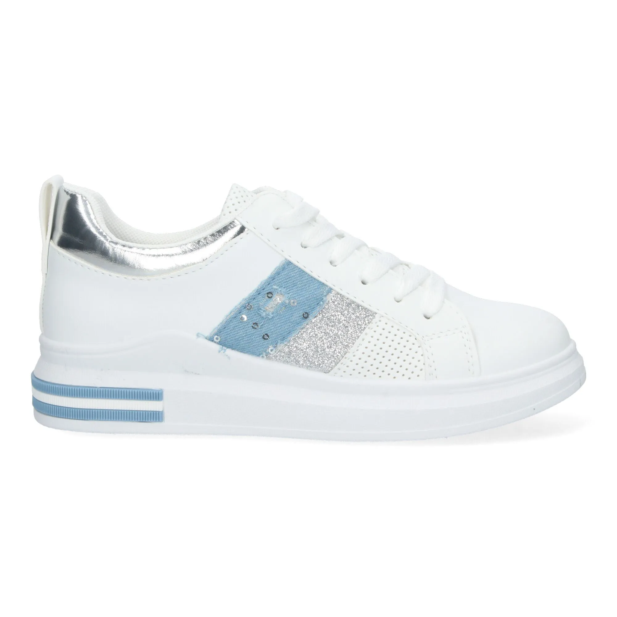 ZAPATILLAS ELEGANTES PLANAS CóMODAS PARA MUJER COLOR AZUL FC13