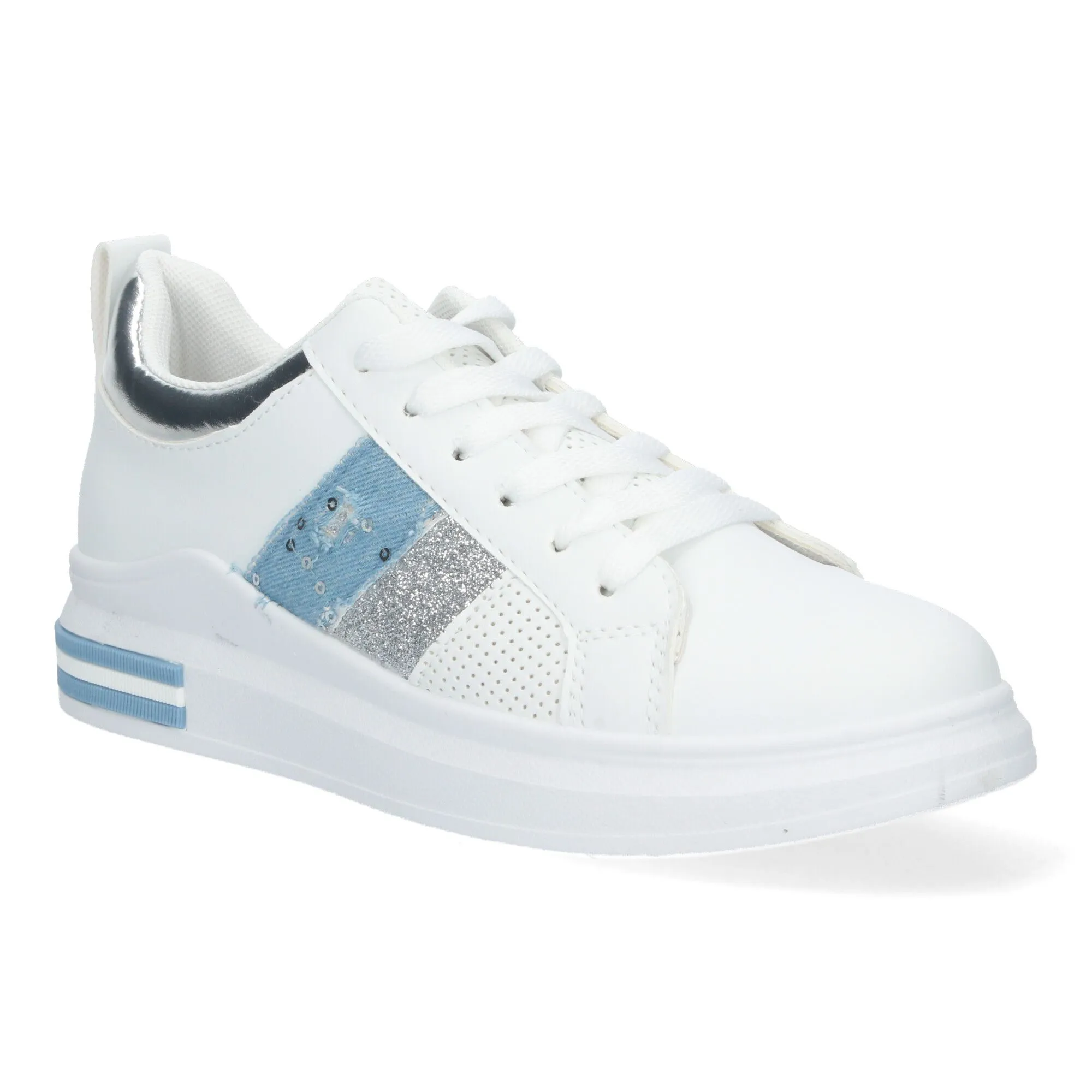 ZAPATILLAS ELEGANTES PLANAS CóMODAS PARA MUJER COLOR AZUL FC13