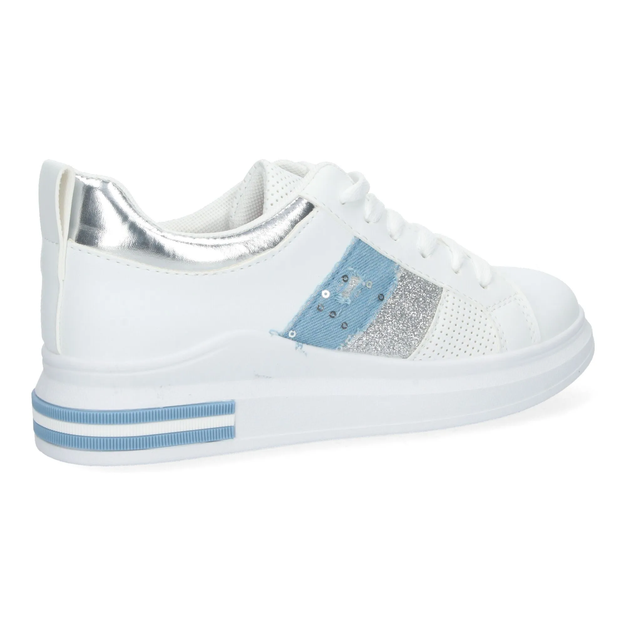 ZAPATILLAS ELEGANTES PLANAS CóMODAS PARA MUJER COLOR AZUL FC13