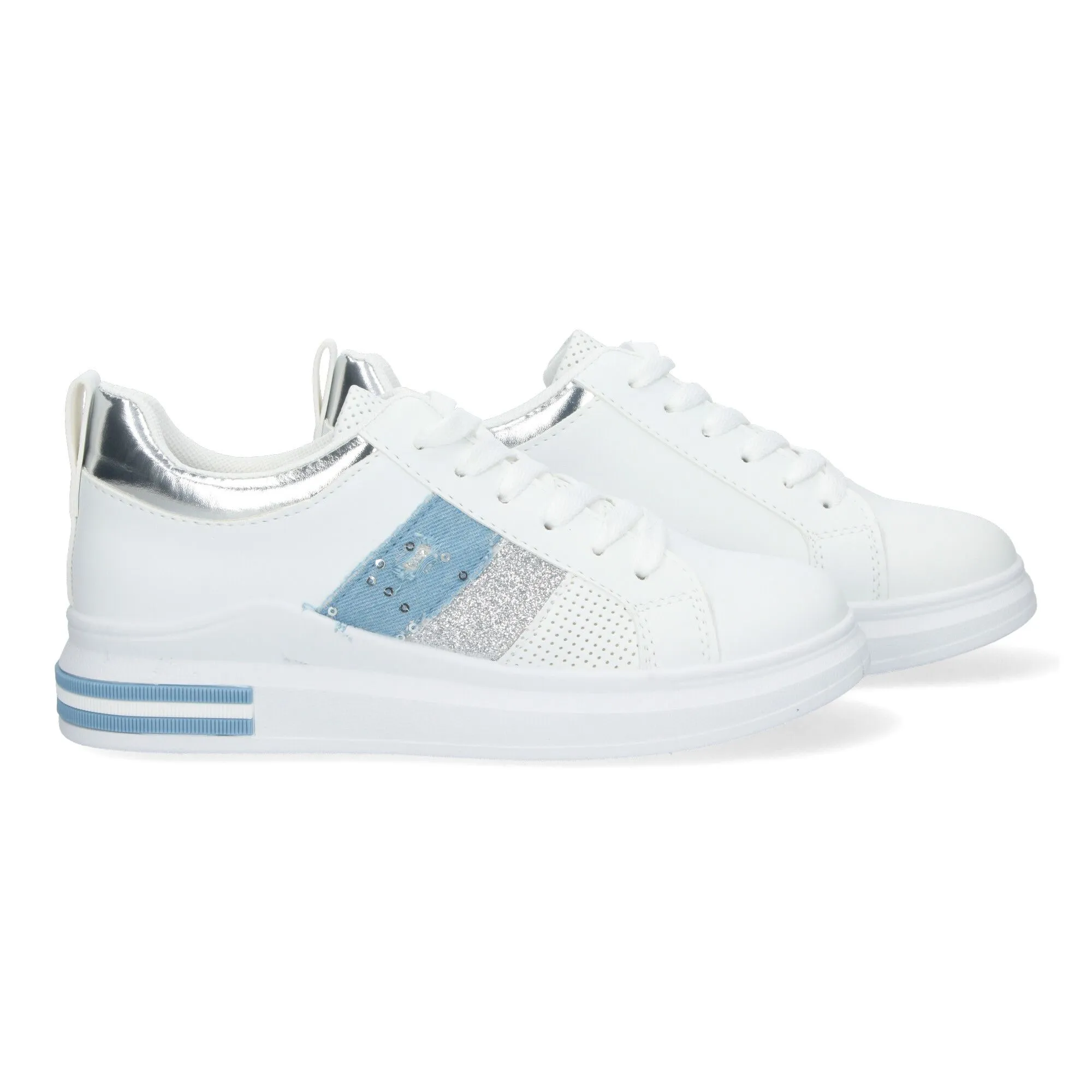 ZAPATILLAS ELEGANTES PLANAS CóMODAS PARA MUJER COLOR AZUL FC13