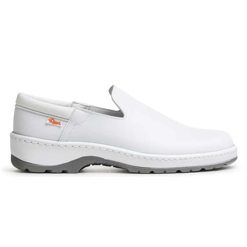 ZAPATO LABORAL MARSELLA DE MICROFIBRA COLOR BLANCO  DIAN