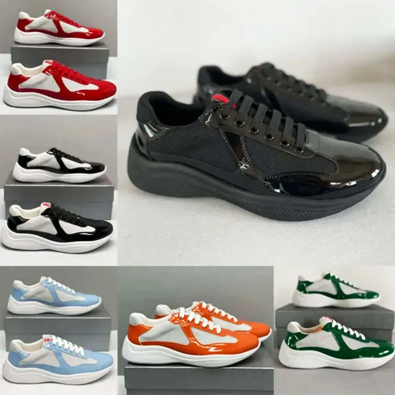 zapatos de diseñador hombres zapatillas de zapatillas de tazón de cuero real patente plano de malla azul negro mallon zapatos ca