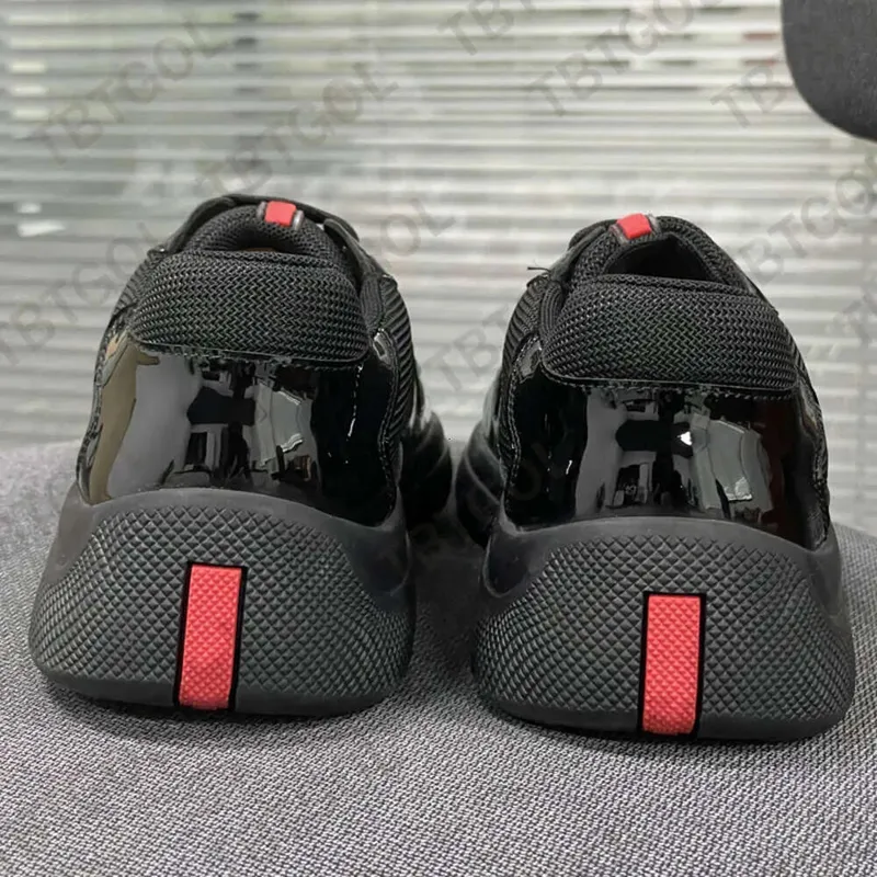 zapatos de diseñador hombres zapatillas de zapatillas de tazón de cuero real patente plano de malla azul negro mallon zapatos ca