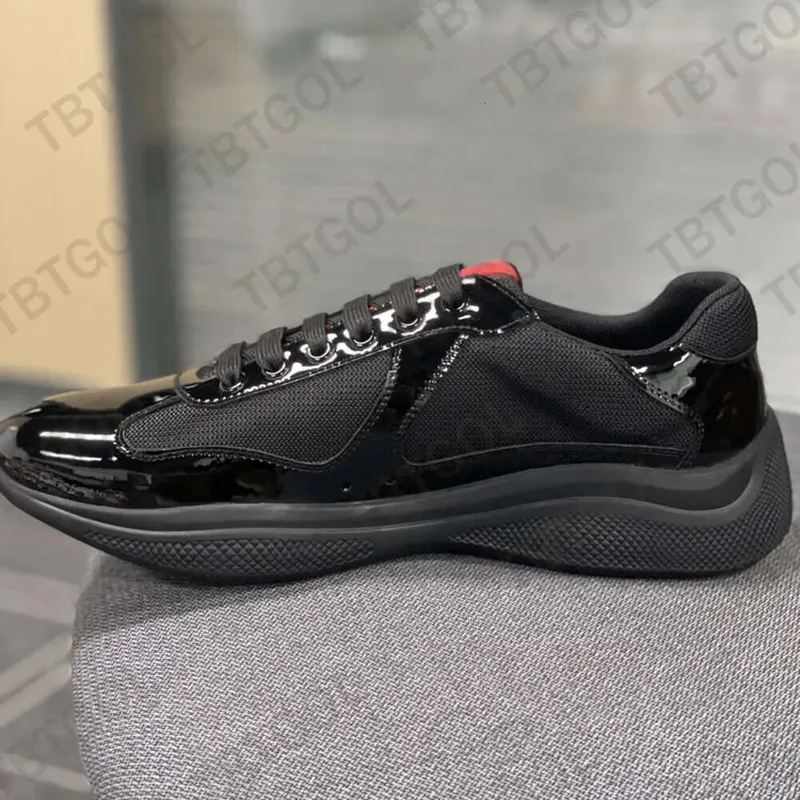 zapatos de diseñador hombres zapatillas de zapatillas de tazón de cuero real patente plano de malla azul negro mallon zapatos ca